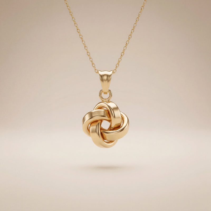Knoten-Kette aus 750er Gold, 45 cm