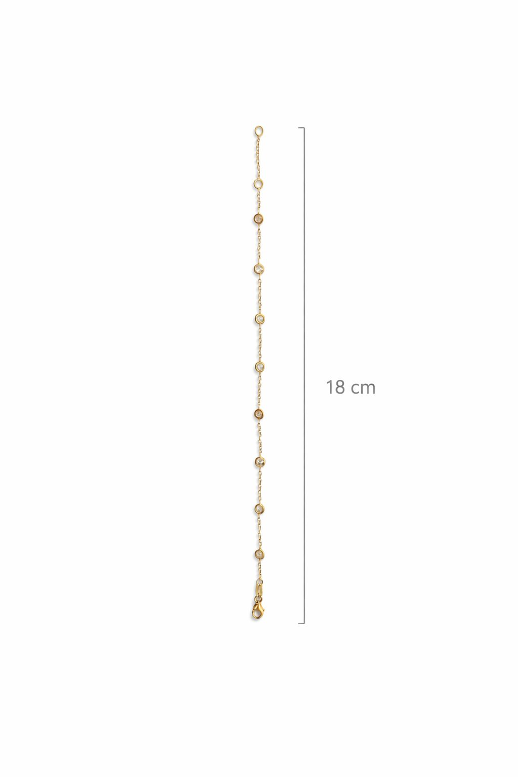 18K (750) Gold Würfelarmband Damen – Minimalistisches Armband | Made in Italy | PAEEZE