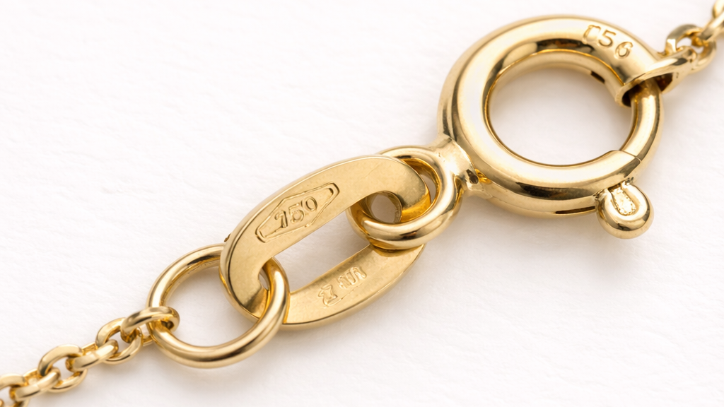 18K (750) Gold Herzkette Damen – Herz Anhänger Halskette